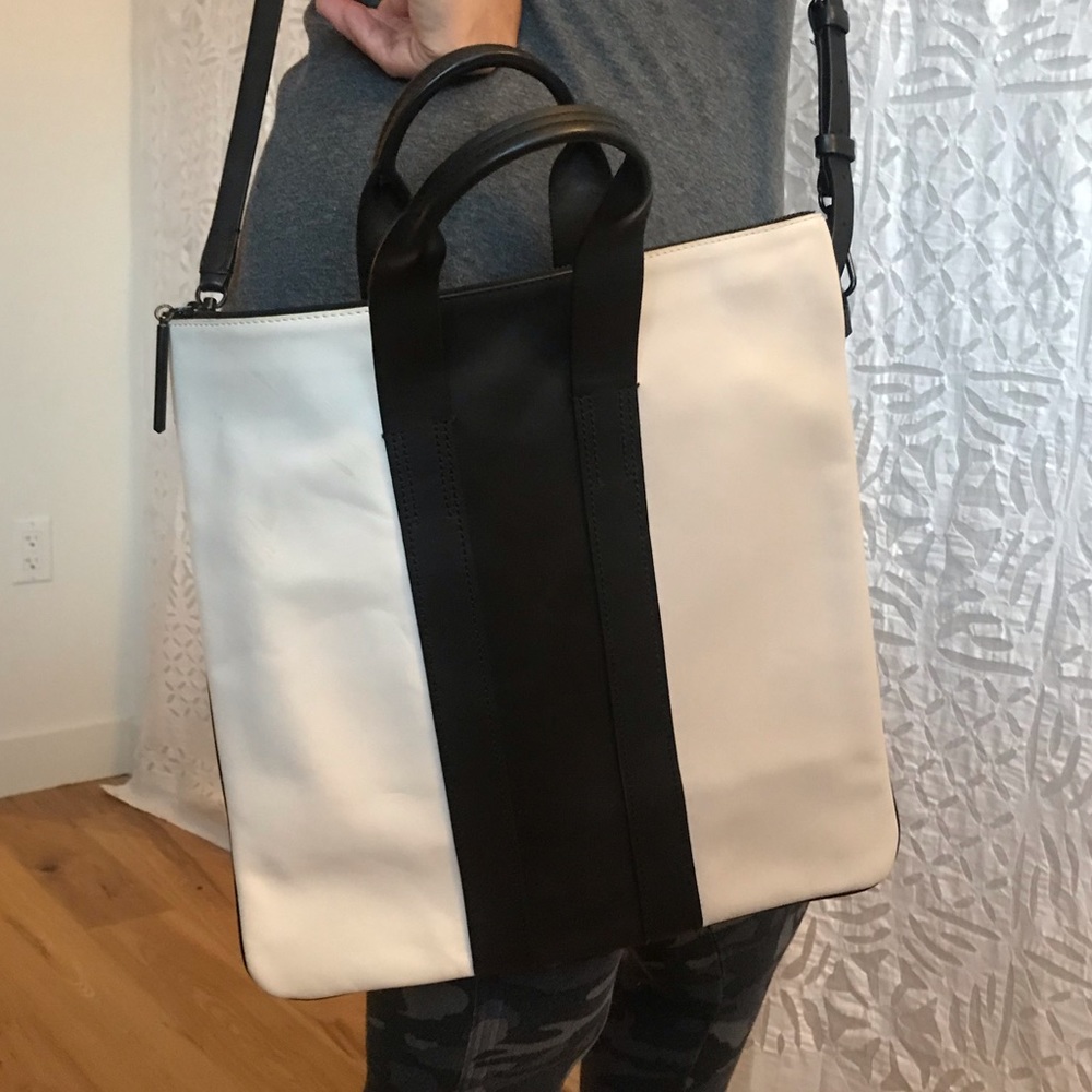 3.1 by Phillip Lim  black and white crossbody bag